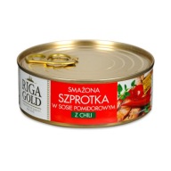 VYPRÁŽANÉ ŠPTAČKY V paradajkách S CHILI 240G PETRO