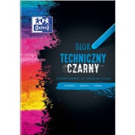 Čierna technická podložka A3 10 listov 210g OXFORD