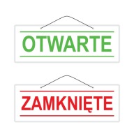 OTVORENÉ ZATVORENÉ laminovaná tabuľka