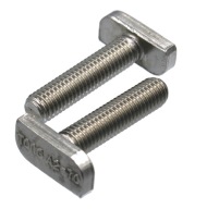 INOX A2 nerezová skrutka s T-hlavou pre M8x25 profily 28/15x10 kusov _