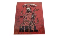 P&CO SEE YOU IN HELL NÁLEPKA HARLEY 5 x 6,2 cm