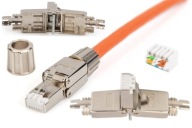 RJ45 POE zástrčka cat.6a STP 10GB POE++ bez náradia