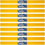 BAMBINO CRIPPLED hodvábny papier 50x200cm DEKORATÍVNY ŽLTÝ TMAVÝ 10 kusov