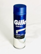Gél na holenie Gillette Series Cleansing With Charcoal - gél na holenie 200 ml.