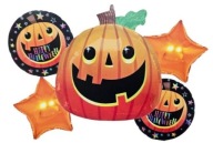 Sada fóliových balónov Halloween Pumpkin 5 ks