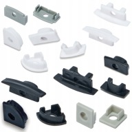 Krytka na ALU PVC profily pre LED mix, 1 ks