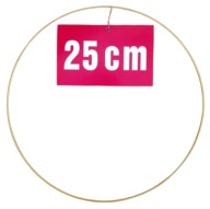 ZLATÝ MATNÝ prsteň/ráfik na lapače snov/makramé 25cm