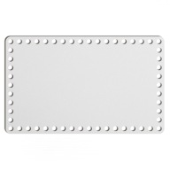 biely základný košík dno 19x31cm HDF obdĺžnik
