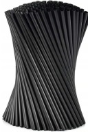 Plastové slamky na priame pretrepávanie, 500 ks. Plast 24 cm x 7 mm