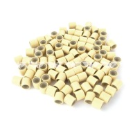 Silikónové návleky do vlasov 100 ks -S- blond