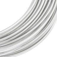 Oceľové lano v zateplenom PVC povlaku 1/2mm 1x19 30mb