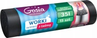 Gosia vrecia na odpadky s PÁSKOM, 35L, 15 ks