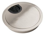 Okrúhla káblová priechodka, priemer 80 mm, brúsená oceľ - KD-80 AMIX