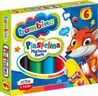 Plastelínová bambino sada 6 farieb Majewski
