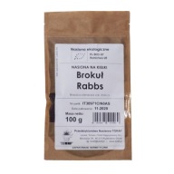 BROCCOLI RABBS BIO 100g certifikované semená. ECO na klíčky TORAF a microgreens