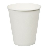 POHÁRKY Z BIELEHO PAPIERA 90MM 300ml 50 ks