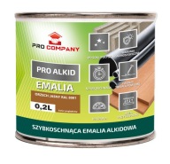 PRO ALKID rýchloschnúci alkydový email 0,2l orech svetlý RAL 8001