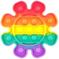 SENSORY TOY PUSH BUBBLE POP IT FLOWER