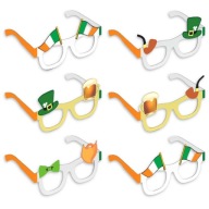 PAPIEROVÉ POHÁRE SAINT PATRICK Írsky sviatok FLAG BEER x6