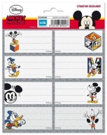 Nálepky Disney Mickey Mouse, 16 kusov na notebook