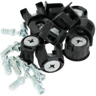 SET 10 SET Excentric CONNECTOR nábytok excentrický čierny VB 35 / 19 + čap