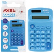 AXEL SCHOOL CALCULATOR vrecková modrá 0223