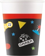 Gaming Party Pixel papierové poháre 200 ml 8 ks