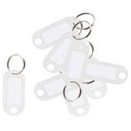 Identifikátory 009023 D.PRÍVESOK KĽÚČA RECT WHITE 10 ks