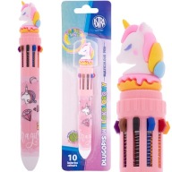 Astra AUTOMATIC BALLPOINT MULTICOLOR PASTEL LINE Unicorn 10 farieb