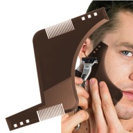 HREBEŇ NA ŠABLÓNU NA STYLING brady a fúzov