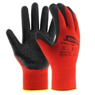 PÁR RUKAVICE Pracovné rukavice potiahnuté latexom STRONG THICK r10
