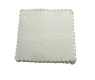 BRÚSKY ZAPEČENÉ, BIELY, OBRUŠKY ZAPEČENÉ, BIELY 17x17cm (400) ČERVENÝ PLAST