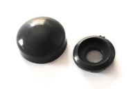 Rozeta 16mm Skrutkovací uzáver 100ks TMAVO SIVÁ
