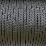 Polostatické statické lano Tendon 4WORK 10,5 mm BY METR, dĺžka 1 m, čierne