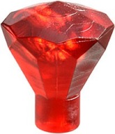 Lego New Trans-Red Rock Jewel 1 x 1 Jewel 24 Facet 30153