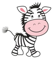 NÁLEPKA NA SKLENENÉ ZRKADLOVÝ NÁBYTOK ZEBRA ZOO