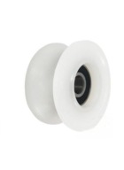 Rolka fi. Plast 60 mm, profilovaný, s ložiskami, pre 25 mm lano