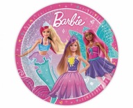 Papierové taniere Barbie Fantasy Next Generation Mattel, 23 cm, 8 ks