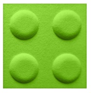 NÁstenné PANELY MÄKKÉ PLSTENÉ BLOKY 30X30 MÄKKÉ