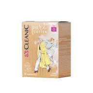 CLEANIC Pure Cotton Day hygienické vložky 10 ks