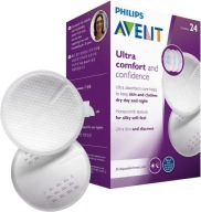 AVENT ULTRATENKÉ JEDNORÁZOVÉ LAKTAČNÉ VLOŽKY PRE LAKTAJÚCE MAMIČKY 24 KS