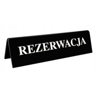 OBOJSTRANNÝ REZERVAČNÝ TANIEK, STOJAN NA STOL