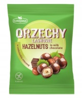 Eurohansa Lieskové oriešky v čokoláde 70g Bezlepkové