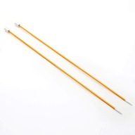 KNITPRO kovové pletacie ihlice rovné 40cm ZING - 2,25mm