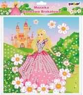 Trblietavá penová mozaika Princess Scrapbook