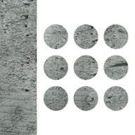 Samolepiace nábytkové hmoždinky Mitu Grey Fi 20mm zakrytie otvorov 9 ks