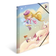 Detské kartónové leporelo A3 s gumičkami, Fairies