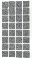 STAROSTLIVOSŤ O PODLAHU samolepiace plsti 25 x 25 mm ŠEDÁ