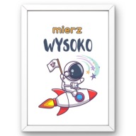 OBRAZ DO DETSKEJ IZBY A4 PLAGÁT KOZMOS