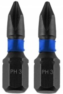Nárazový nástavec PH3 x 25 mm, 2 ks